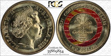 2018 $2 Commonwealth Games Gold Coast MS66