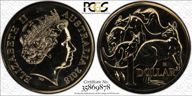 2018-P $1 Privy MS66