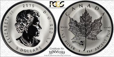 2015 $5 ML ANA Chicago Privy Reverse PR PR69