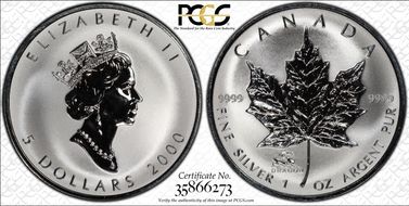 2000 $5 ML Dragon Privy SP67