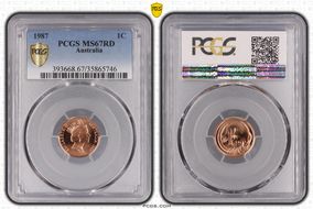 1987 1C MS67RD