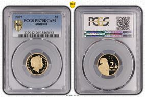 2007 $2 PR70DCAM