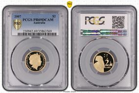 2007 $2 PR69DCAM