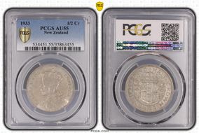 1933 1/2 Cr AU55