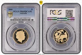 2000 $1 PR69DCAM