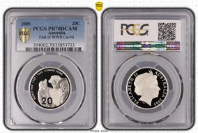 2005 20C End of WWII PR70DCAM