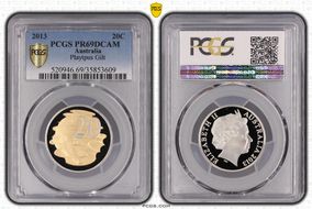 2013 20C Platypus - Partial Gilt PR69DCAM