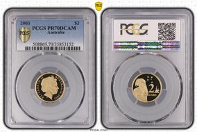 2003 $2 PR70DCAM