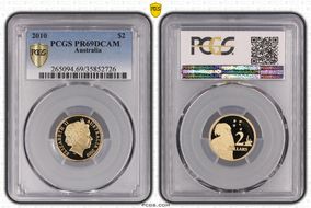 2010 $2 PR69DCAM