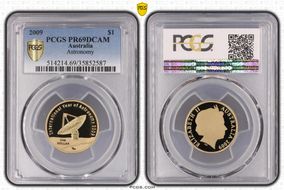 2009 $1 Astronomy PR69DCAM