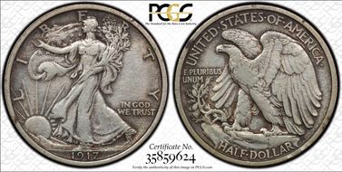 1917 50C XF45