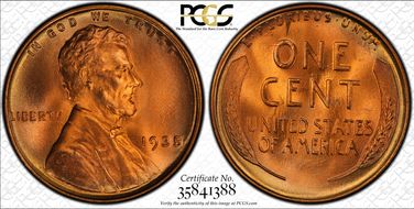 1935 1C MS67+ RD