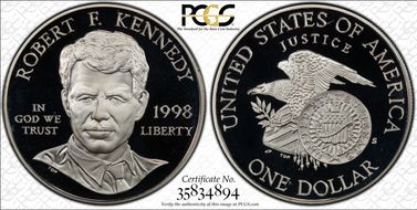 1998-S $1 RFK PR69DCAM