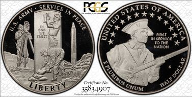 2011-S 50C United States Army PR69DCAM