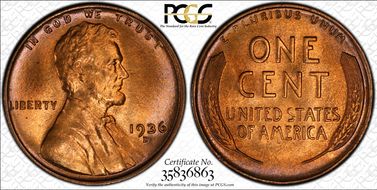 1936-D 1C MS67+ RD