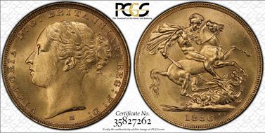 1886-M Sov S-3857C St. George MS64+