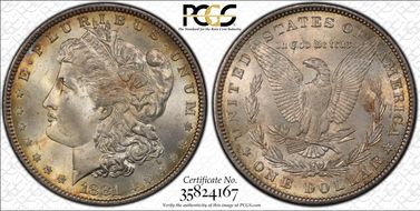 1881 $1 MS65