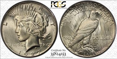 1927 $1 MS65