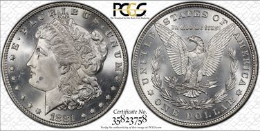 1881 $1 MS65