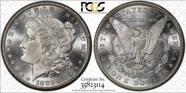 1883-CC $1 MS66