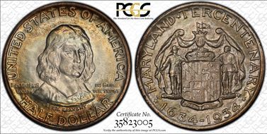 1934 50C Maryland MS67