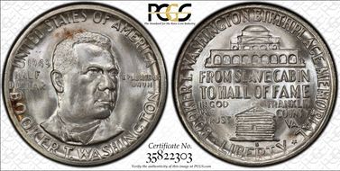 1949-S 50C Booker T. Washington MS67+