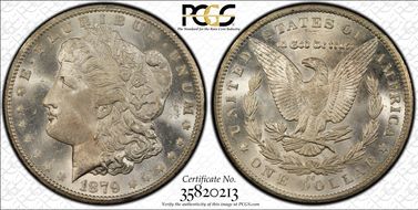 1879-CC $1 MS65+