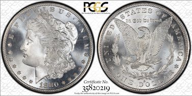 1880-S $1 MS68+