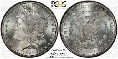 1897-S $1 MS67