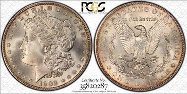 1902 $1 MS67+