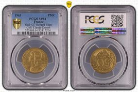 1963 P50C Gad-427 Reeded Edge SP64