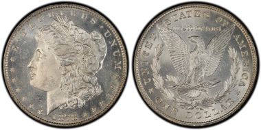 1878 8TF $1 VAM 5 Doubled RIB MS64
