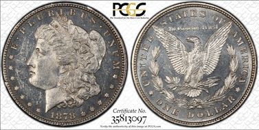1878 8TF $1 VAM 14.16 Wild Lips MS61DMPL