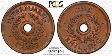 (1943) Shil KM-Tn3 Internment Camp MS63BN