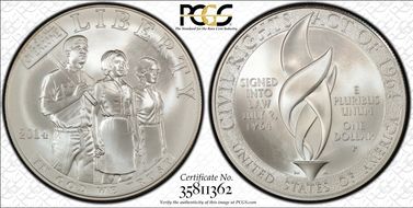 2014-P $1 Civil Rights Act of 1964 MS69