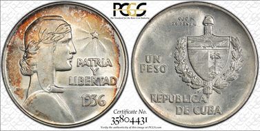 1936 Peso ABC KM-22 MS61
