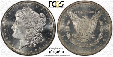 1884-CC $1 MS64PL