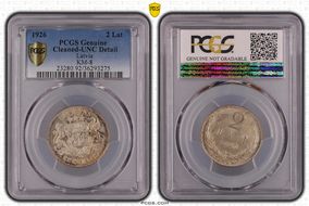 1926 2 Lat KM-8  Ag N1