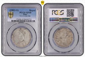 (1902-11) Rupee LM-358 XF45