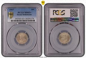 1917 10C MS63+