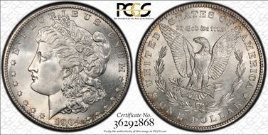 1904-S $1 MS65+