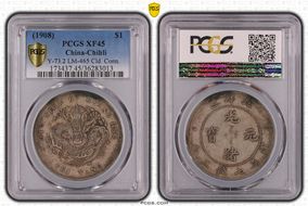(1908)34 $1 LM-465 Cld. Conn. XF45