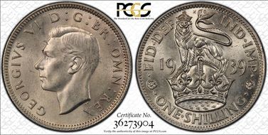 1939 Shil S-4082 English Rev MS63