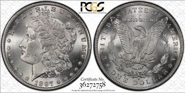 1897-S $1 MS65+
