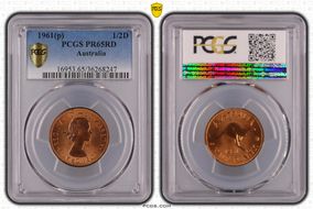 1961 Y. (p) 1/2D PR65RD