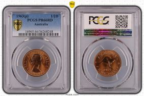 1963 Y. (p) 1/2D PR66RD