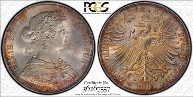 1861 2 Th KM-365 D-651 MS63