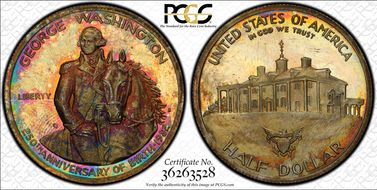 1982-S 50C Washington PR66