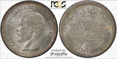 1867-R 2 R MS65