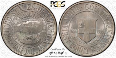 1936 50C York MS66